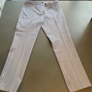 Women’s Theory Skinny pants navy and white